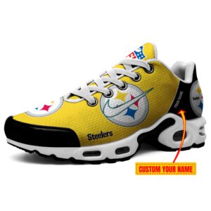 Pittsburgh Steelers Custom Kicks Swoosh Logo Air Max Plus TN Shoes TN1759