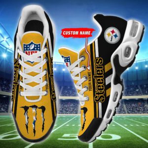 Pittsburgh Steelers Custom Name NFL TN Monster Sport Air Max Plus TN Shoes TN1819