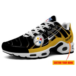 Pittsburgh Steelers Double Swoosh NFL Custom Name Air Max Plus TN Shoes Collection TN1860