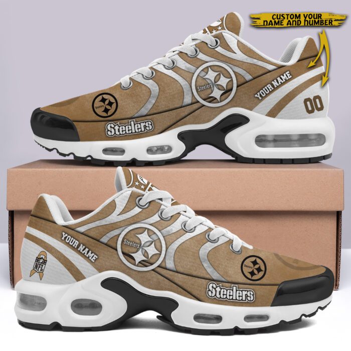 Pittsburgh Steelers NFL Air Max Plus TN Shoes Veteran Custom Name TN2583