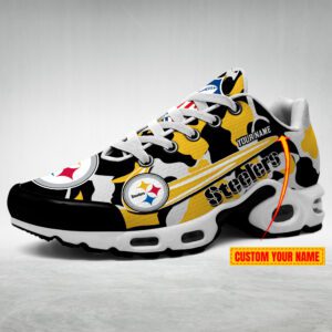 Pittsburgh Steelers NFL Camo Personalized Air Max Plus TN Shoes TN2392