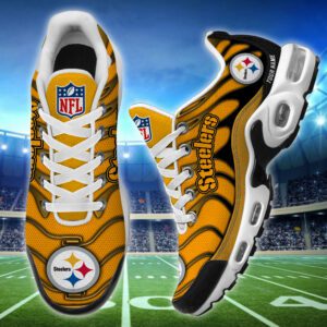 Pittsburgh Steelers NFL Personalized Sport Air Max Plus TN Shoes Gradient Perfect Gift TN2799