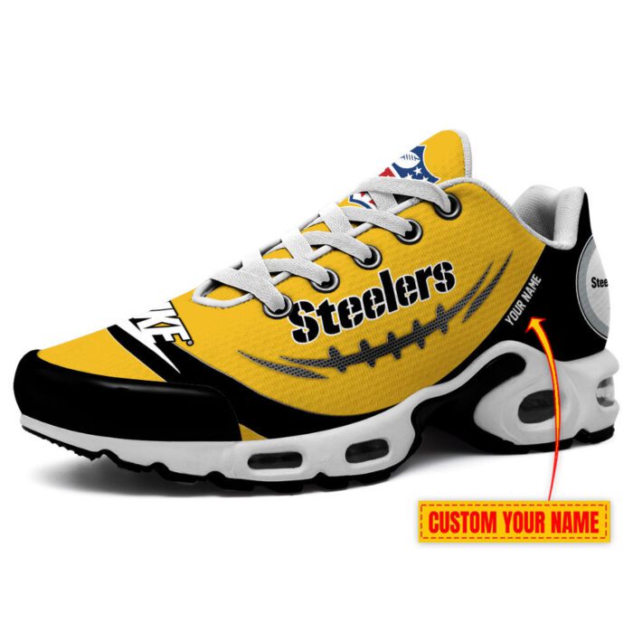 Pittsburgh Steelers Nike X NFL Collaboration Personalized Air Max Plus TN Shoes TN3150