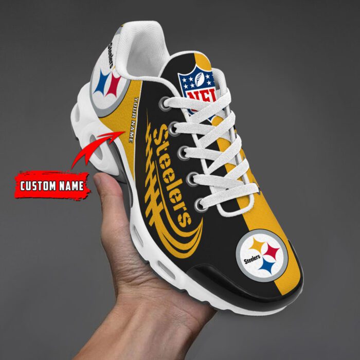 Pittsburgh Steelers Personalized NFL Half Color Air Max Plus TN Shoes Collection TN2642