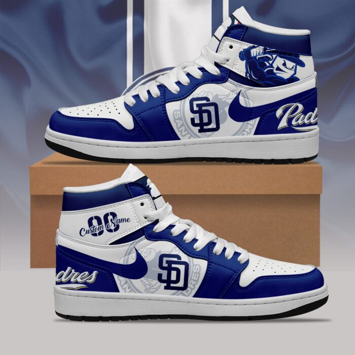 San Diego Padres MLB AJ1 Sneakers Jordan 1 Shoes For Fan JWG1025