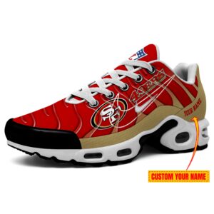 San Francisco 49ers Double Swoosh NFL Custom Name Air Max Plus TN Shoes Collection TN1852