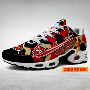 San Francisco 49ers NFL Camo Personalized Air Max Plus TN Shoes TN2390