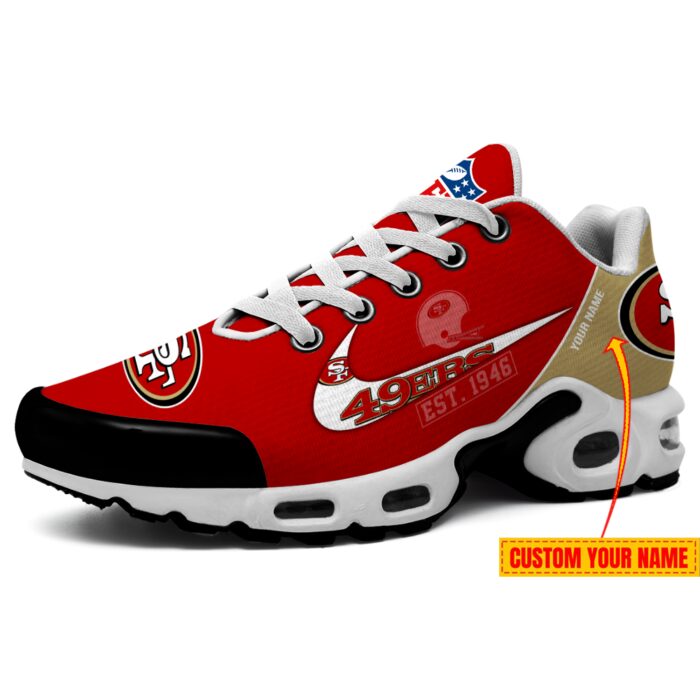 San Francisco 49ers NFL Personalized Premium Sport Air Max Plus TN Shoes TN2834