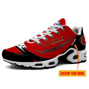 San Francisco 49ers Nike X NFL Collaboration Personalized Air Max Plus TN Shoes TN3149