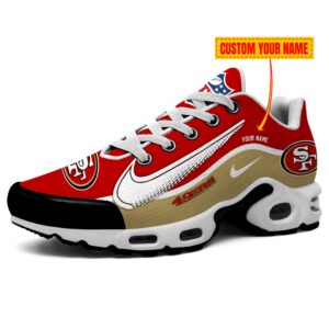 San Francisco 49ers Perfect Gift NFL Double Swoosh Personalized Air Max Plus TN Shoes TN3180
