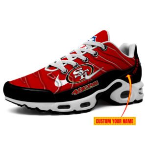 San Francisco 49ers Personalized Air Max Plus TN Shoes Swoosh TN2136