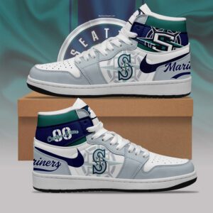Seattle Mariners MLB AJ1 Sneakers Jordan 1 Shoes For Fan JWG1028