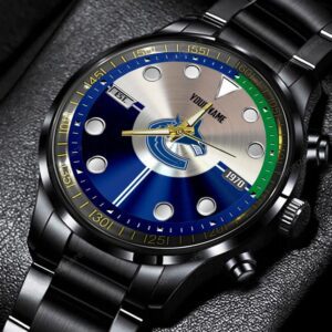 Vancouver Canucks NHL Black Stainless Steel Watch Personalized Gifts For Fans BW1952