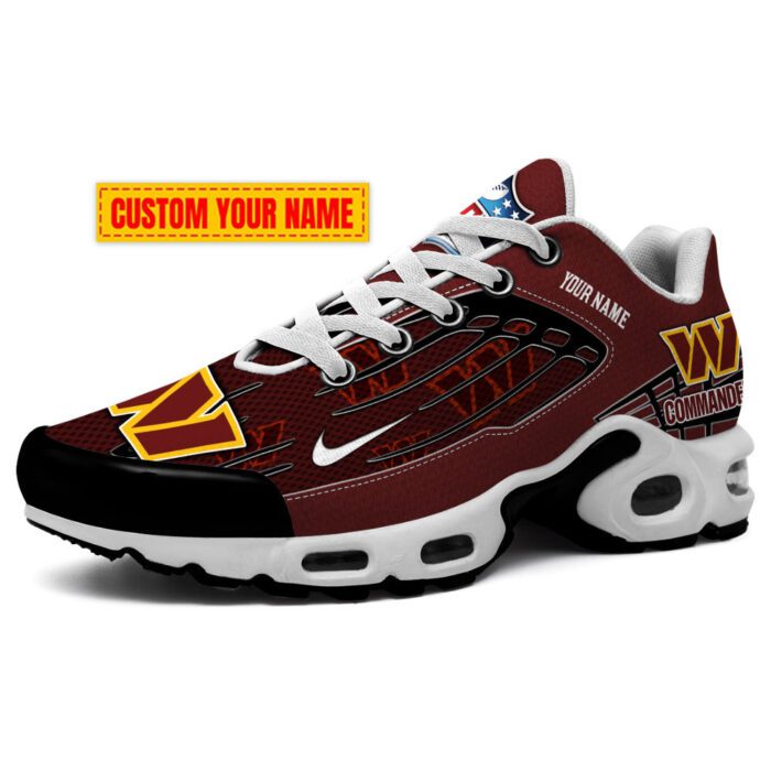 Washington Commanders NFL New Design 2023 32 Teams Swoosh Personalized Air Max Plus TN Shoes TN2741