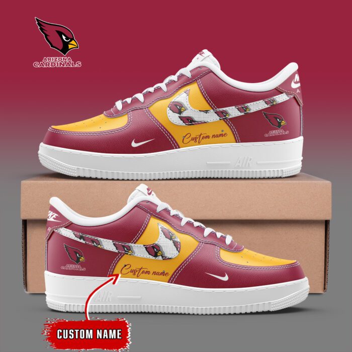 Arizona Cardinals NFL Personalized Air Force 1 Sneakers AFS1141