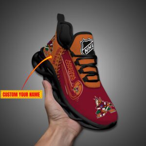 Arizona Coyotes NHL 2024 Max Soul Shoes Custom Name Gift For Fans MSW1218