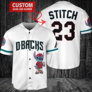 Arizona Diamondbacks Custom MLB Stitch Baseball Jersey BTL1163