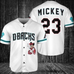 Arizona Diamondbacks Custom Mickey Baseball Jersey BTL1080