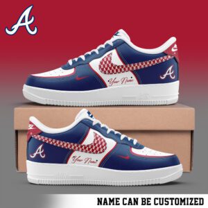 Atlanta Braves Air Force 1 Low MLB Sneakers AFS1065