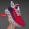 Atlanta Braves MLB Max Soul Shoes Custom Name Gift For Fans MSW1159