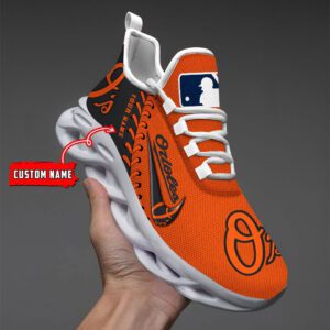 Baltimore Orioles MLB Max Soul Shoes Custom Name Gift For Fans MSW1163