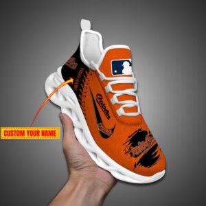 Baltimore Orioles MLB Personalized Max Soul Shoes MSW1195