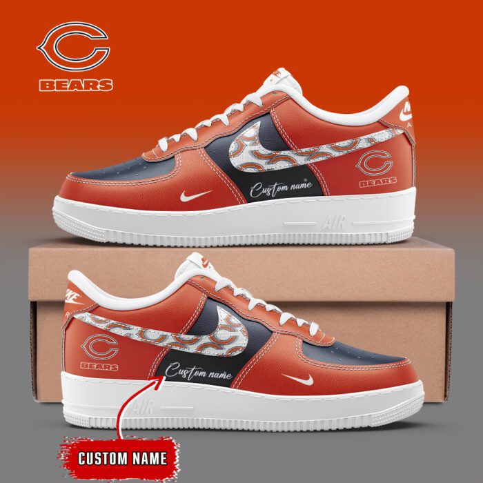 Chicago Bears NFL Personalized Air Force 1 Sneakers AFS1145