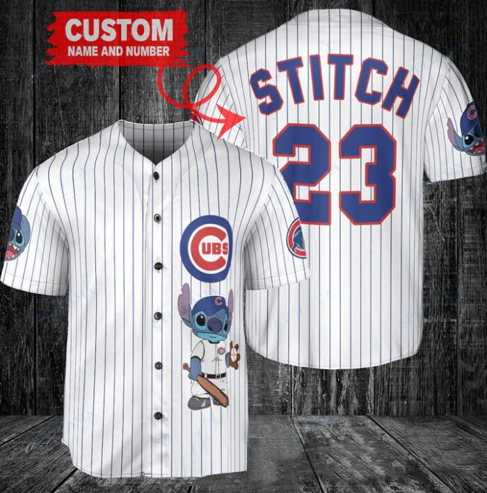 Chicago Cubs Custom MLB Stitch Baseball Jersey BTL1175