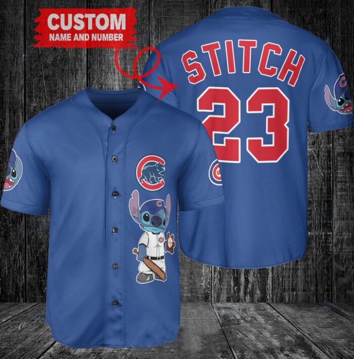 Chicago Cubs Custom MLB Stitch Baseball Jersey BTL1179