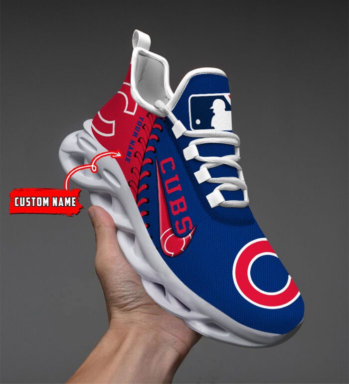 Chicago Cubs MLB Max Soul Shoes Custom Name Gift For Fans MSW1161