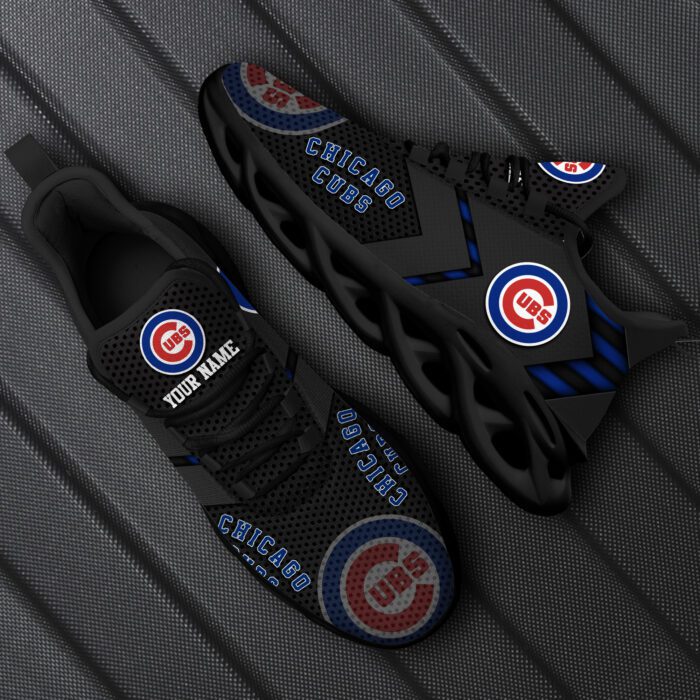 Chicago Cubs Personalized MLB Max Soul Shoes MSW1131