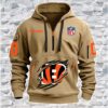 Cincinnati Bengals NFL Personalized Quarter Zip Hoodie For Fan QZH1058