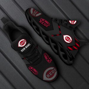 Cincinnati Reds Personalized MLB Max Soul Shoes MSW1136
