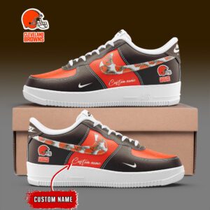 Cleveland Browns NFL Personalized Air Force 1 Sneakers AFS1149