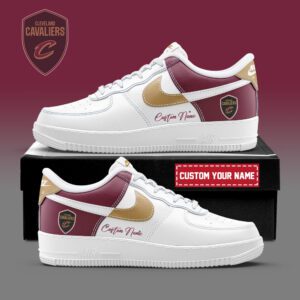 Cleveland Cavaliers NBA Playoffs 2024 Personalized AF1 Sneakers