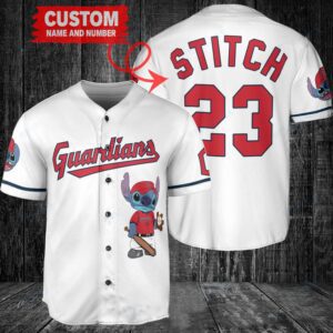 Cleveland Guardians Custom MLB Stitch Baseball Jersey BTL1183