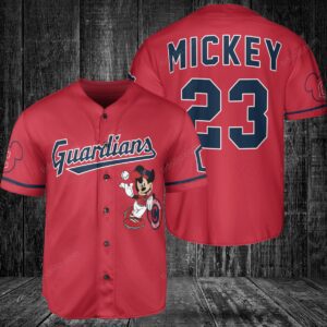 Cleveland Guardians Custom Mickey Baseball Jersey BTL1100