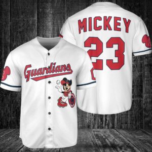 Cleveland Guardians Custom Mickey Baseball Jersey BTL1101