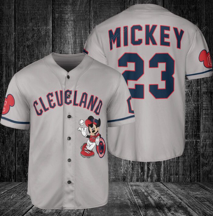 Cleveland Guardians Custom Mickey Baseball Jersey BTL1102