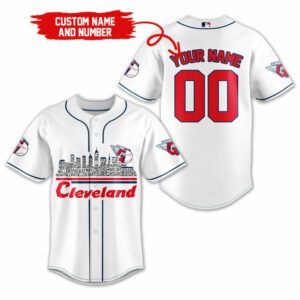 Cleveland Guardians MLB Teams Custom Name And Number Baseball Jersey BTL1247