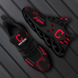 Cleveland Indians Personalized MLB Max Soul Shoes MSW1132