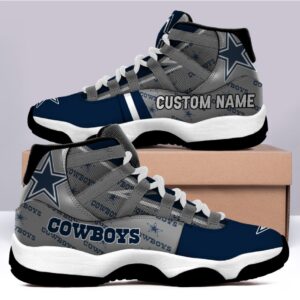 Dallas Cowboys 3D NFL Air Jordan 11 Sneaker JD110316
