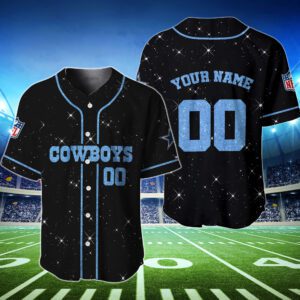 Dallas Cowboys NFL Baseball Jersey Shirt 2024 Custom Name BTL1053