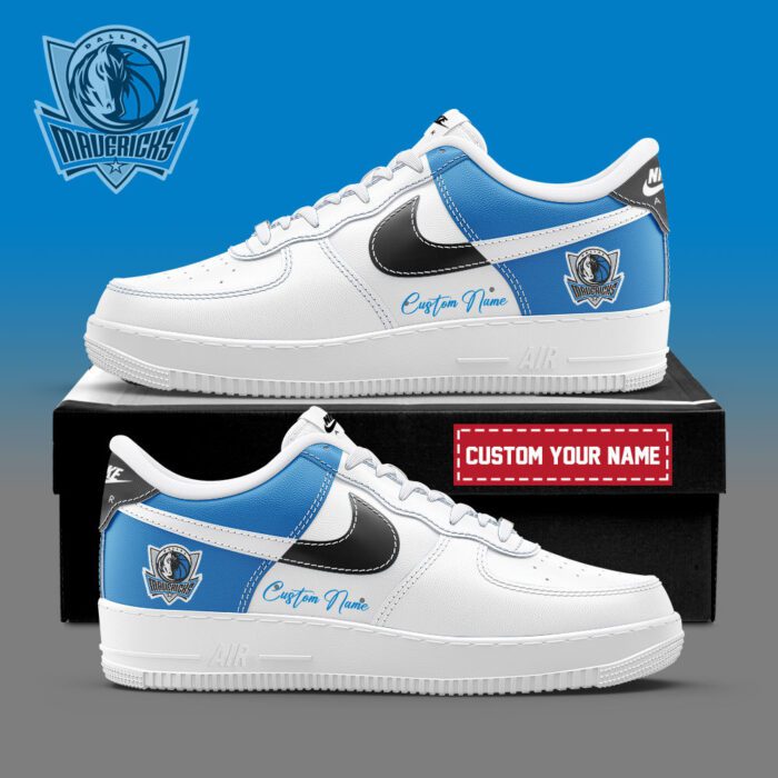 Dallas Mavericks NBA Playoffs 2024 Personalized AF1 Sneakers