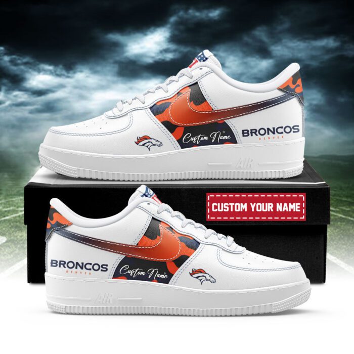 Denver Broncos NFL Air Force 1 Sneakers AF1 Trending Shoes For Fans AFS1176