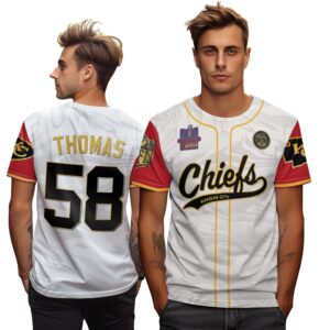 Derrick Thomas 58 Kansas City Chiefs Super Bowl Champion Color Unisex T-Shirt