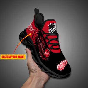 Detroit Red Wings NHL 2024 Max Soul Shoes Custom Name Gift For Fans MSW1228