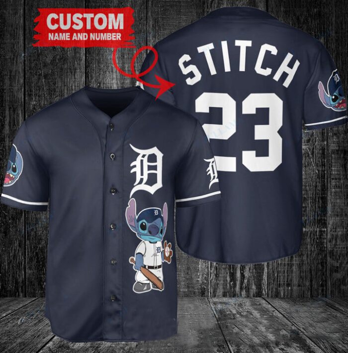 Detroit Tiger Custom MLB Stitch Baseball Jersey BTL1189