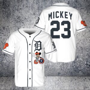 Detroit Tiger Custom Mickey Baseball Jersey BTL1107