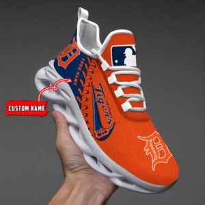 Detroit Tiger MLB Max Soul Shoes Custom Name Gift For Fans MSW1167